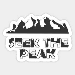 Climbing - Seek the peak Sticker